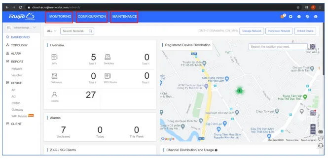 Cài Đặt Bộ Phát Wifi Reyee Qua Ruijie Cloud