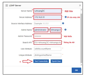 TÍCH HỢP RUIJIE GATEWAY VỚI ACTIVE DIRECTOTYDOMAIN SERVICE