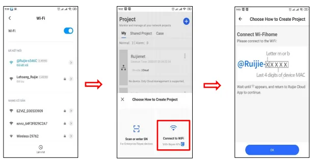 Cài Đặt Bộ Phát Wifi Reyee Qua Ruijie Cloud
