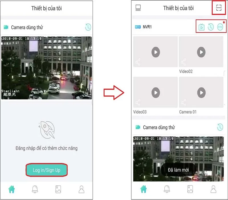 Cài đặt camera UNV bằng EZLive