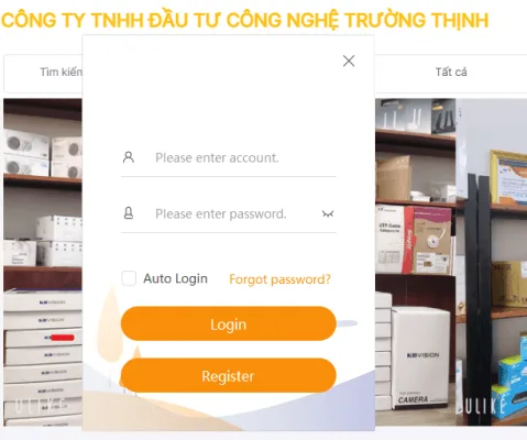 Giao diện phần mềm camera imou trên máy tính