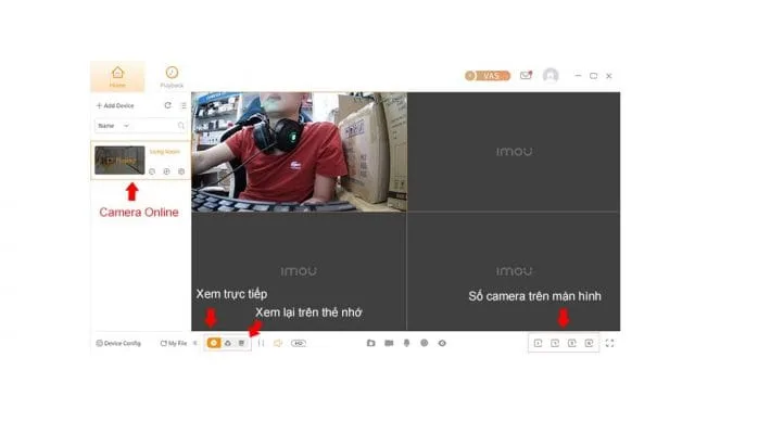 Xem camera Imou trên máy tính