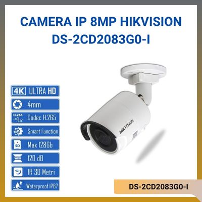 Camera quan sát IP 4K HIKVISION DS-2CD2083G0-I giá tốt nhất