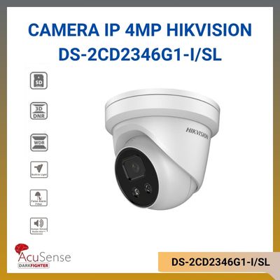 Camera Dome IP 4MP HIKVISION DS-2CD2346G1-I/SL giá tốt