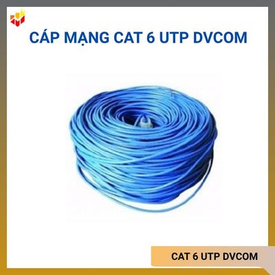 Cáp mạng Cat 6 UTP DVCOM treo ngoài trời (305m) giá tốt