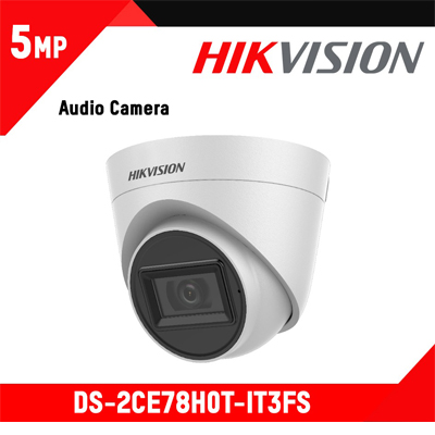 Camera HDTVI 5MP HIKVISION DS-2CE78H0T-IT3FS