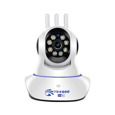Camera Wifi Yoosee 3 râu không Lan có màu ban đêm
