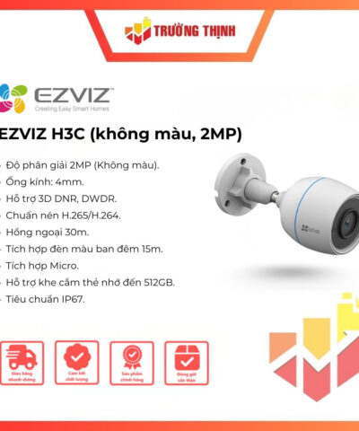 Ezviz H3C (không màu,2MP)