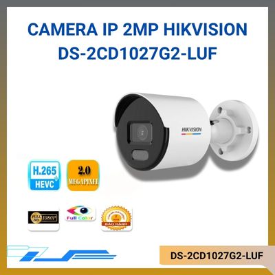 Camera IP thân trụ 2MP HIKVISION DS-2CD1027G2-LUF giá tốt