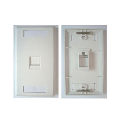 Faceplate US 1-port Alantek 302-203201-SHWH