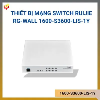 Thiết bị mạng tường lửa Ruijie RG-WALL 1600-S3600-LIS-1Y License
