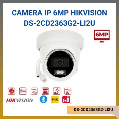 Camera Turret IP 6.0MP HIKVISION DS-2CD2363G2-LI2U