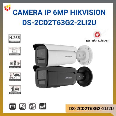 Camera IP 6MP HIKVISION DS-2CD2T63G2-2LI2U