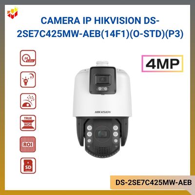 Camera Speed Dome IP ColorVu HIKVISION DS-2SE7C425MW-AEB(14F1)(O-STD)(P3)