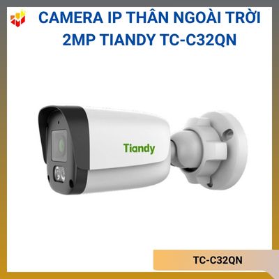 Camera IP thân ngoài trời Full Color & Hồng Ngoại 2MP TIANDY TC-C32QN