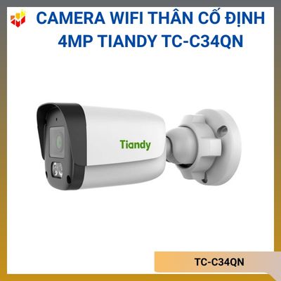 Camera Wifi Thân 4MP Tiandy TC-C34QN Color Maker