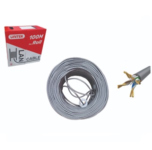 Cáp mạng CAT6 0,52BC 100M GRAY UNITEK C18130AGY