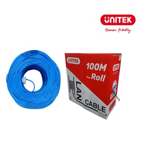 Cáp mạng FTP 100M CAT5E 0,5CCA UNITEK C18141AGY