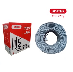 Cáp mạng FTP 100M CAT5E 0,48BC UNITEK C18143AGY