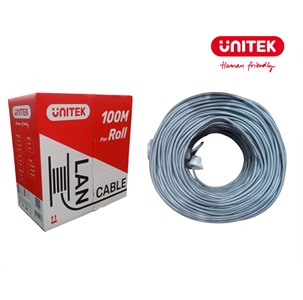 Cáp mạng FTP 100M CAT6 0,52C UNITEK C18144AGY