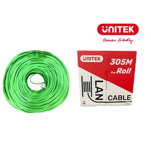 Cáp mạng CAT6 0,52CCA 305M UNITEK C18144GN