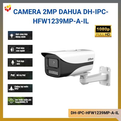 Camera IP Entry Smart Dual Light 2MP Dahua DH-IPC-HFW1239MP-A-IL