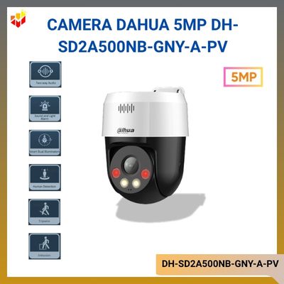 Camera IP quay quét 5MP DAHUA DH-SD2A500NB-GNY-A-PV