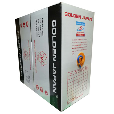 CÁP MẠNG GOLDEN JAPAN 4 PAIR FTP CAT 6 ( Màu xanh dương )