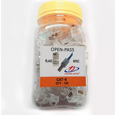 Đầu mạng xuyên thấu Golden Japan Cat6 UTP