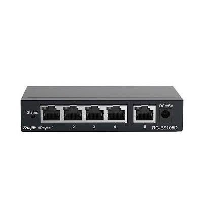 Switch không quản lý 5 cổng 10/100 Ruijie RG-ES105D