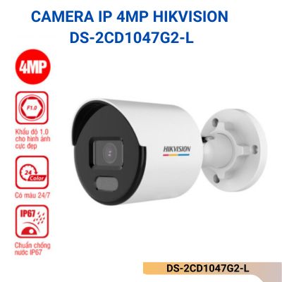 Camera IP 4MP HIKVISION DS-2CD1047G2-L
