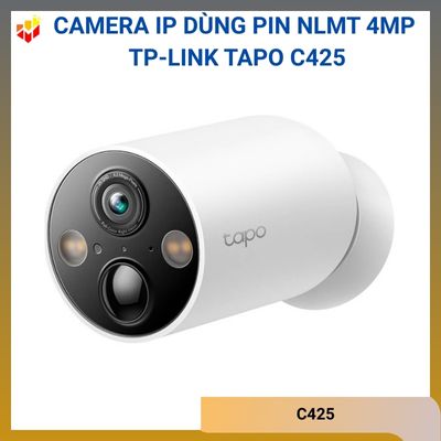 Camera IP dùng PIN NLMT 4MP TP-Link Tapo C425