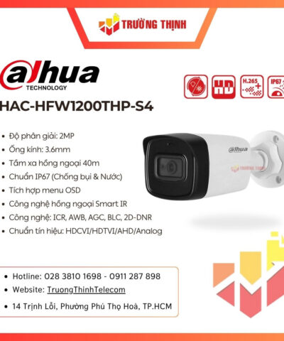 Camera Dahua HAC-HFW1200THP-S4