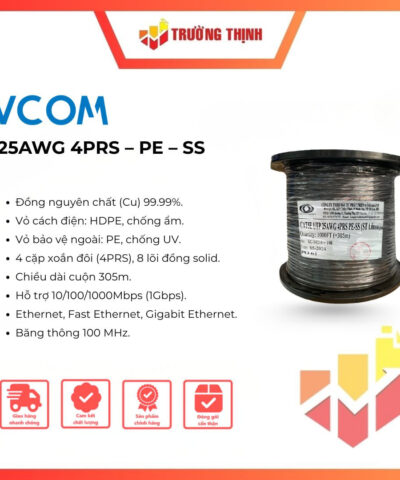 VCOM 25AWG 4PRS – PE – SS