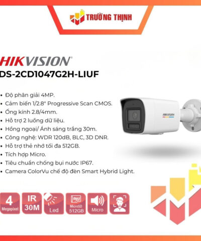 Camera Hikvision DS-2CD1047G2H-LIUF