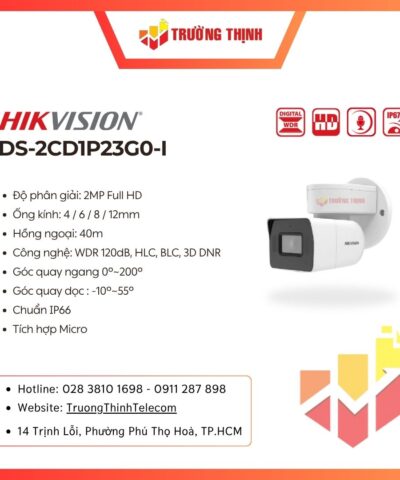 Camera Hikvision DS-2CD1P23G0-i