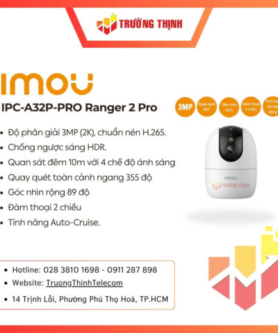 Camera Imou IPC-A32P-PRO Ranger 2 Pro