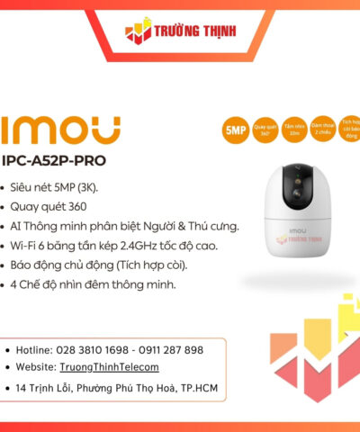 Camera Wifi IMOU IPC-A52P-PRO