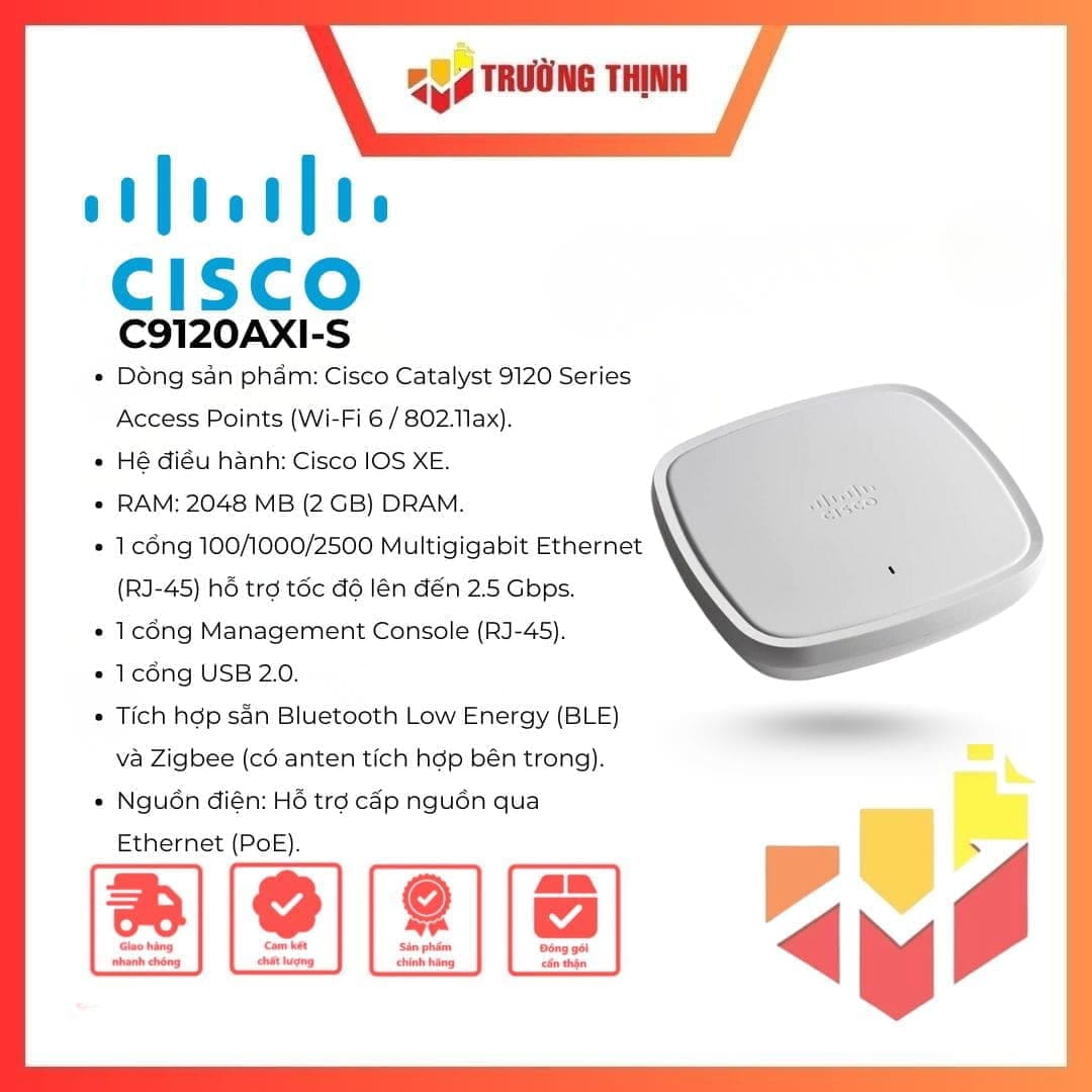 Access Point Cisco Catalyst 9120AXI C9120AXI-S