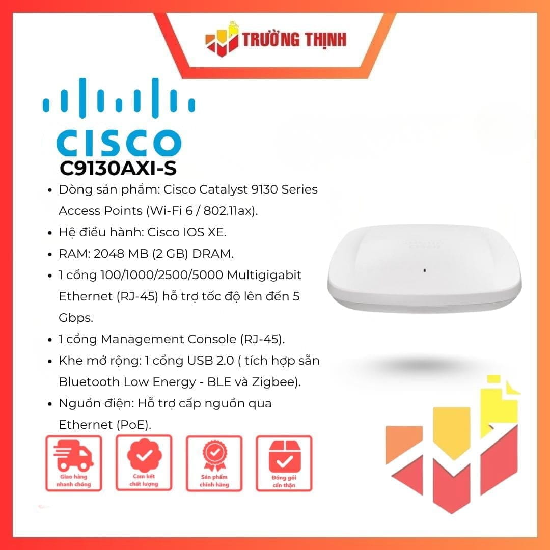 Access Point Cisco Catalyst 9130AXI C9130AXI-S