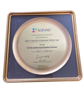 Chứng nhận đại lý phân phối từ ezviz
