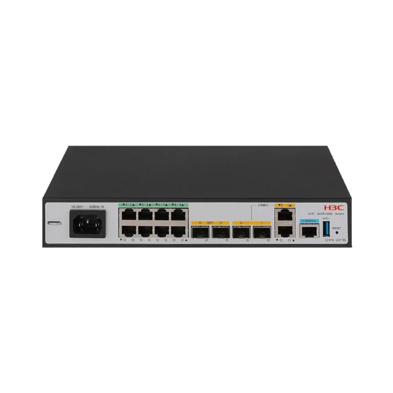 Router cân bằng tải H3C MSR1008 8GE, 2 Combo GE/SFP, 2 SFP+ 10G