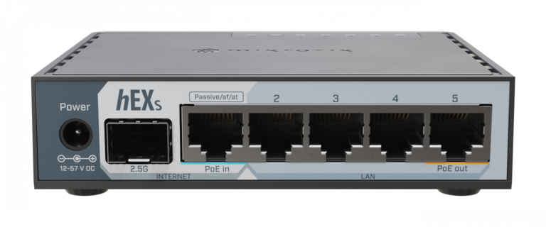 Router MikroTik hEX S 2025 E60iUGS 5 Gigabit, SFP 2.5G