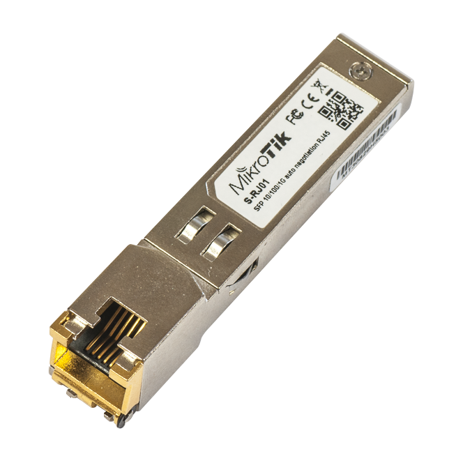 Module đồng MikroTik S-RJ01 SFP sang RJ45 Gigabit