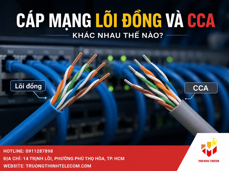 So sánh phân biệt giữa cáp mạng lõi đồng và CCA khi mua