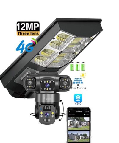 Đèn năng lượng mặt trời tích hợp Camera WiFi KFC 1200W