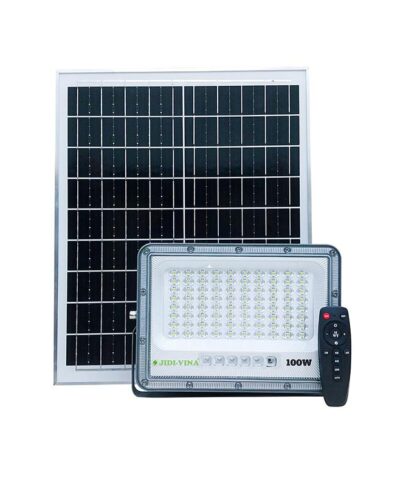 Đèn pha năng lượng mặt trời JD T100 New Mono-2 pin