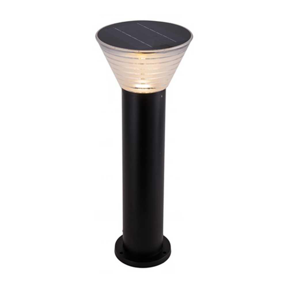 Đèn trụ sân vườn năng lượng mặt trời H580B 5W màu đen