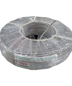 Dây điện thoại Saicom trắng xám inside 1Px0.5