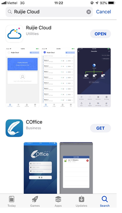 App Ruijie Cloud